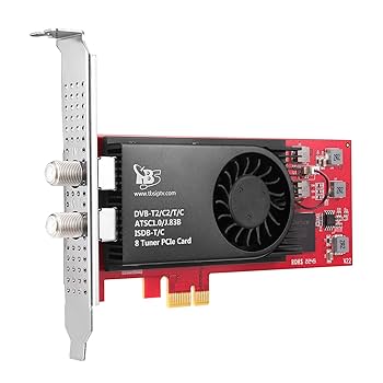 Amazon | BS6209 PCIeプロフェッショナルOcta 8チューナーDVB-T2